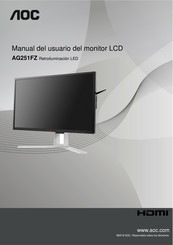 AOC AG251FZ Manual Del Usuario