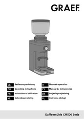 Graef CM501 Manual De Instrucciones