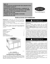 Carrier 13.4 SEER2 Comfort Instrucciones De Instalación