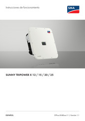 SMA SUNNY TRIPOWER X 12 Instrucciones De Funcionamiento