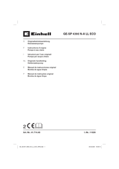 EINHELL GE-SP 4390 N-A LL ECO Manual De Instrucciones Original