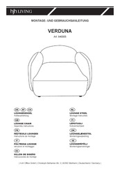 hjh OFFICE VERDUNA 940005 Instrucciones De Montaje