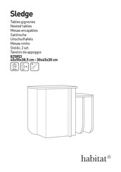 Habitat Sledge 825853 Instrucciones De Montaje