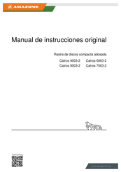 Amazone Catros 5003-2 Manual De Instrucciones Original