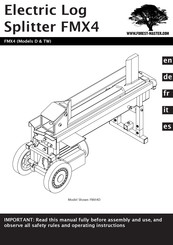 Forest-Master FMX4 Manual Del Usuario