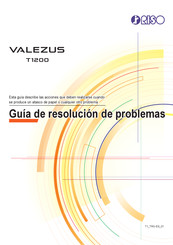 Riso VALEXUS T1200 Guía De Resolución De Problemas