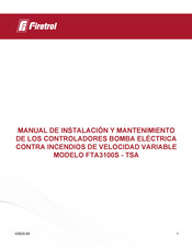 Firetrol FTA3100S-TSA Manual De Instalación Y Mantenimiento