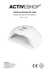 Activeshop UV LED GLOW X Instrucciones De Uso