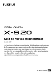 FujiFilm X-S20 Guía De Nuevas Características