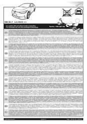 ECS Electronics VW-287-BX Instrucciones De Montaje