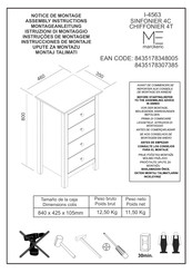 MARCKERIC Berna 4C I-4563 Instrucciones De Montaje