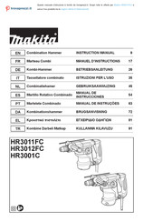 Makita HR3012FCJ Manual De Instrucciones