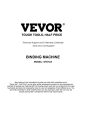 VEVOR STD12A Manual