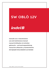 Indel B SW OBLO 12V Manual De Utilización Y Mantenimiento