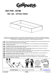 Gautier Galippete INTIMI P0R-400 Instrucciones De Montaje