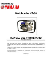 Yamaha YP-80 Manual Del Propietário