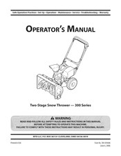 MTD 300 Serie Manual De Instrucciones