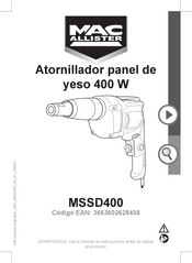 Mac allister MSSD400 Manual Del Usuario