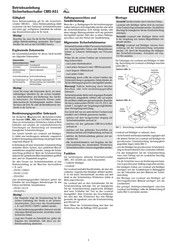 EUCHNER 105090 Manual De Instrucciones