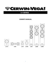 Cerwin-Vega LA Serie Manual Del Propietário