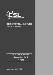 CSL 302206 Manual De Instrucciones