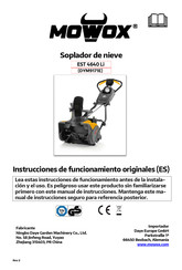 Mowox EST 4640 Li Instrucciones De Funcionamiento Originales