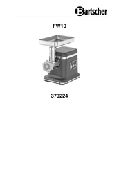 Bartscher FW10 Manual De Instrucciones