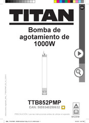 Titan TTB852PMP Manual De Instrucciones