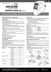 Lincoln Electric WELDLINE ZEPHYR 4500 LS Instrucciones De Uso Y Mantenimiento