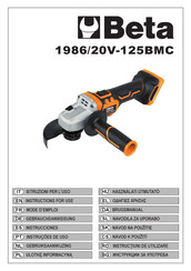 Beta 1986/20V-125BMC Manual De Instrucciones