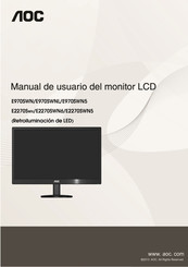 AOC E970SWN Manual Del Usuario