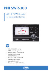 PNI SWR-300 Guia De Inicio Rapido