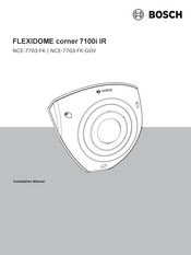 Bosch FLEXIDOME corner 7100i IR Instrucciones De Instalación