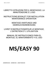 Lotus MS/EASY 90 Manual De Instrucciones Para El Montaje Y Manejo