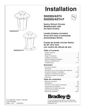 Bradley SN2005/AST4-F Manual De Instrucciones