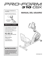 Pro-Form PFEVEX74017.0 Manual Del Usuario