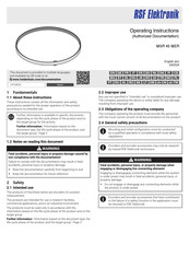 RSF Elektronik MSR 45 MER Manual De Instrucciones