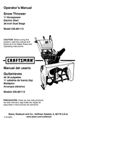 Craftsman 536.881112 Manual Del Usuario