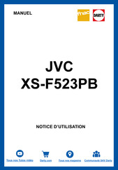 JVC XS-F523PB Manual De Instrucciones