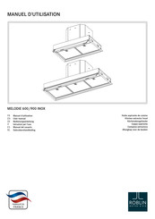 ROBLIN MELODIE 600 INOX Manual Del Usuario