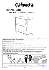 Gautier Galipette LORA P19-160 Instrucciones De Montaje