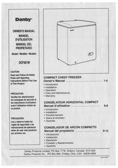 Danby DCF401W Manual Del Propietário