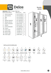 Delos DEC03 Instrucciones De Montaje