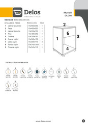 Delos DLD08 Instrucciones De Montaje