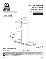 Project Source LARTON BPS-102-BN Instrucciones De Montaje