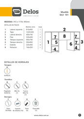 Delos DL0 101 Instrucciones De Montaje