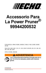 Echo 99944200532 Manual Del Usuario
