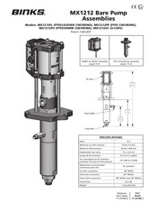 Binks MX1212 Manual De Instrucciones