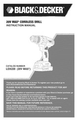 Black and Decker LdX220 Manual De Instrucciones