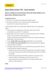 Jabra Elite Active 75t Guía Rápida